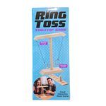Wooden Hook and Ring Toss Tabletop Game