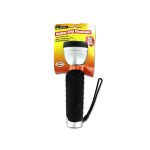 Rubber grip flashlight