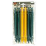 Plastic Tent Stakes Set
