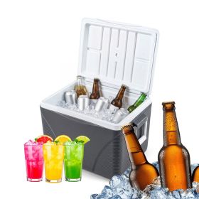 Portable Hard Cooler with Handles for Outdoor Trip/Picnics